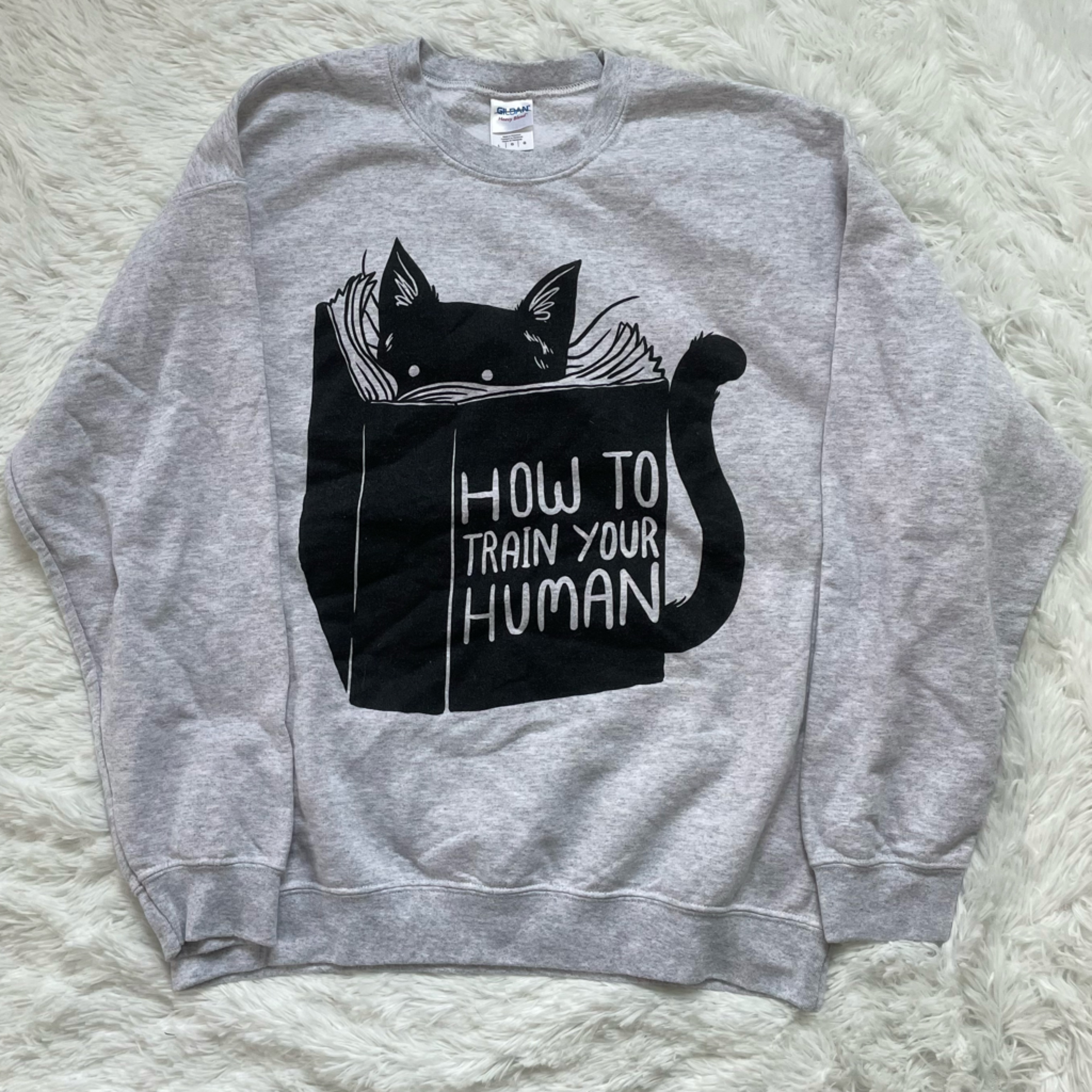 Gildan“How To Train Your Human” Sweatshirt